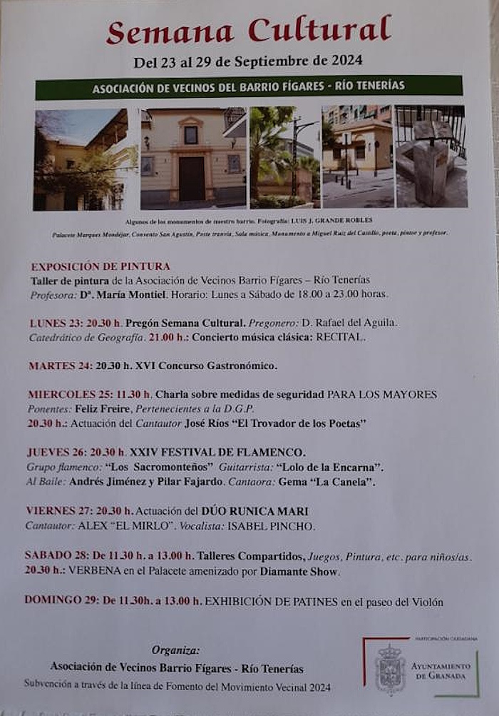 Semana Cultural Barrio F�gares - R�o Tener�as 2024